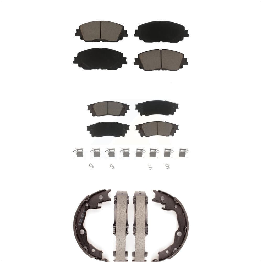 Transit Auto - KCN-100300 - Front and Rear Disc Brake Pad Kits image 1