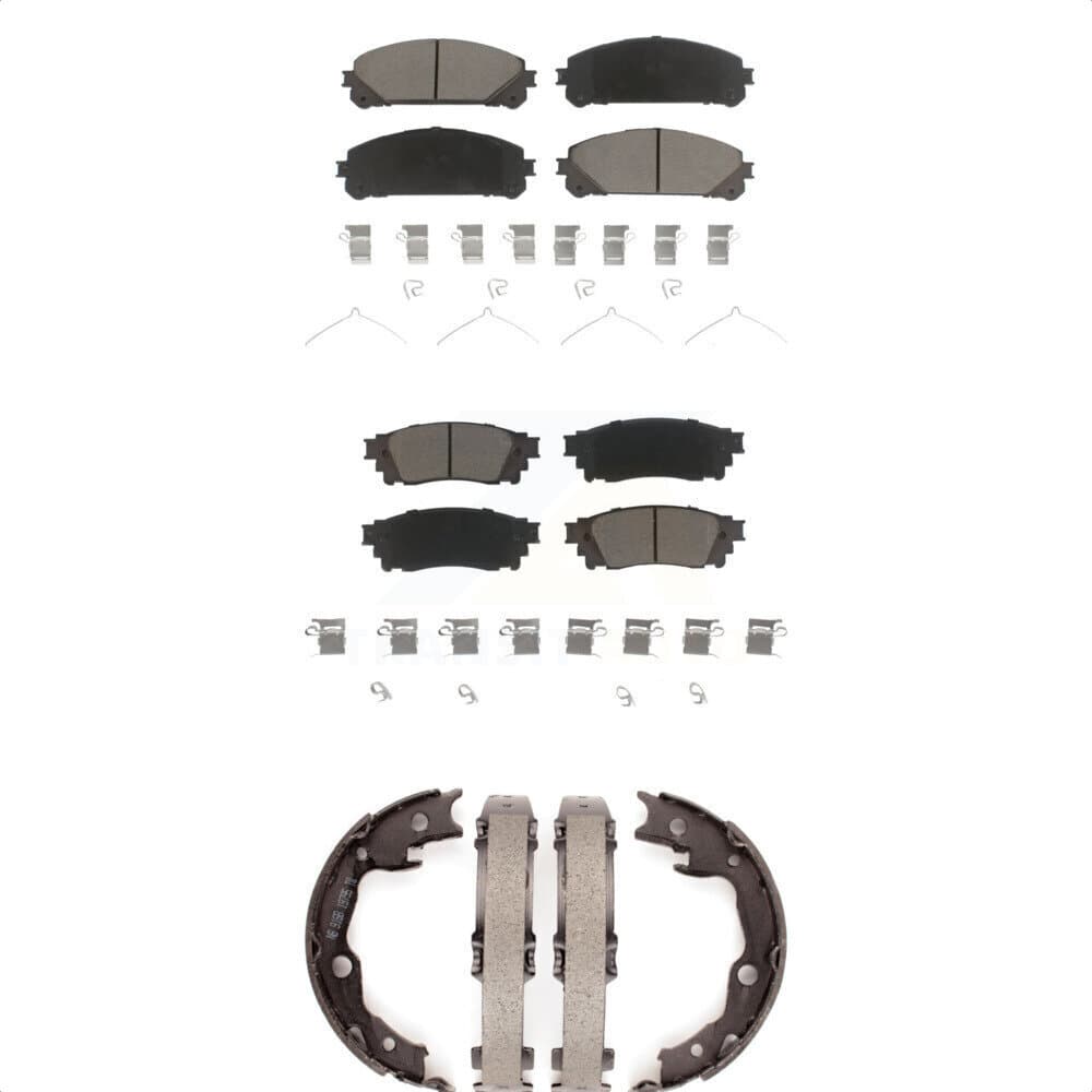 Transit Auto - KCN-100302 - Front and Rear Disc Brake Pad Kits image 1