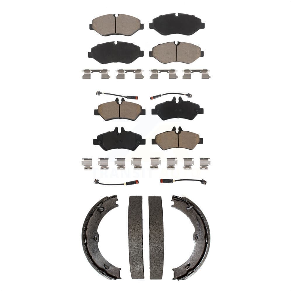 Transit Auto - KCN-100303 - Front and Rear Disc Brake Pad Kits image 1