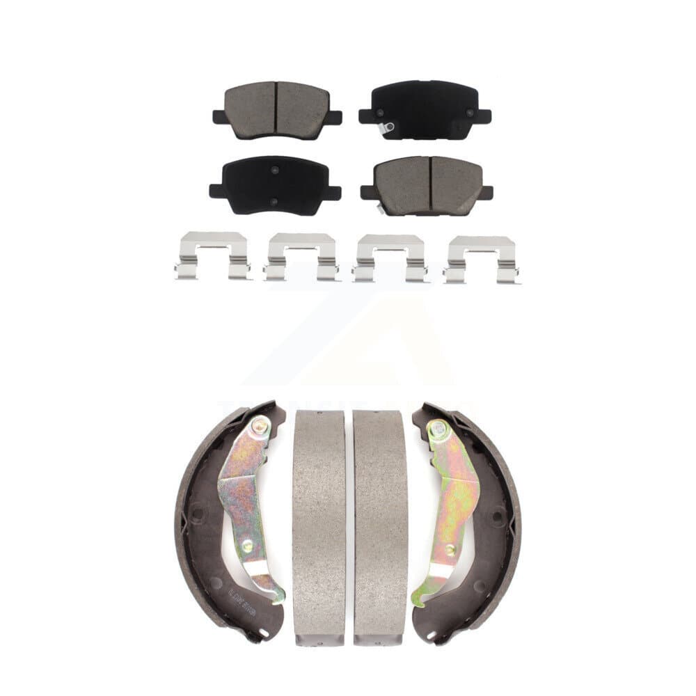 Transit Auto - KCN-100355 - Front and Rear Disc Brake Pad Kits image 1