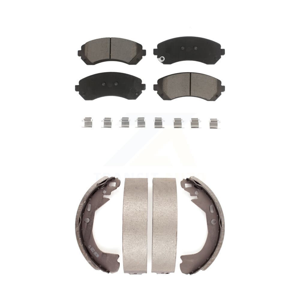 Transit Auto - KCN-100363 - Front and Rear Disc Brake Pad Kits image 1