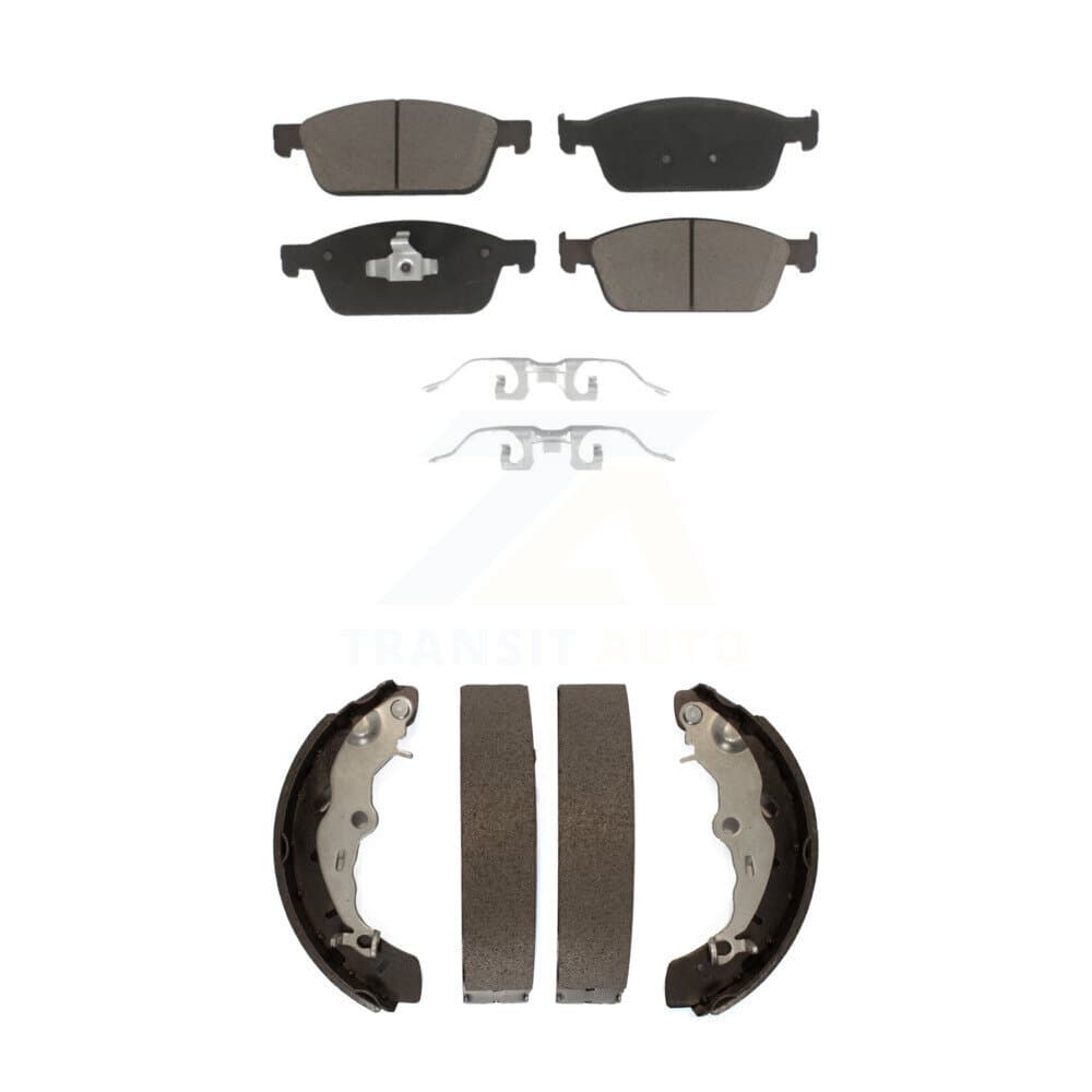 Transit Auto - KCN-100386 - Front and Rear Disc Brake Pad Kits image 1