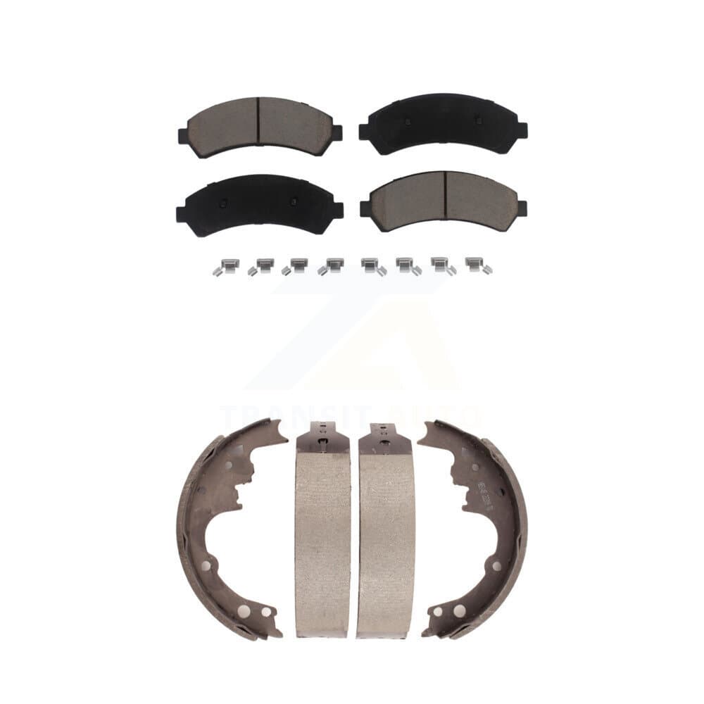 Transit Auto - KCN-100389 - Front and Rear Disc Brake Pad Kits image 1