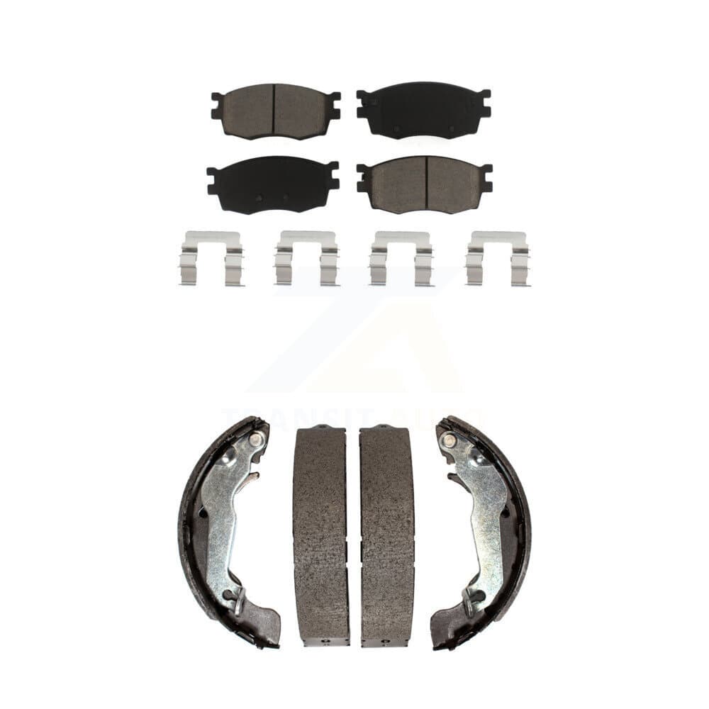 Transit Auto - KCN-100417 - Front and Rear Disc Brake Pad Kits image 1