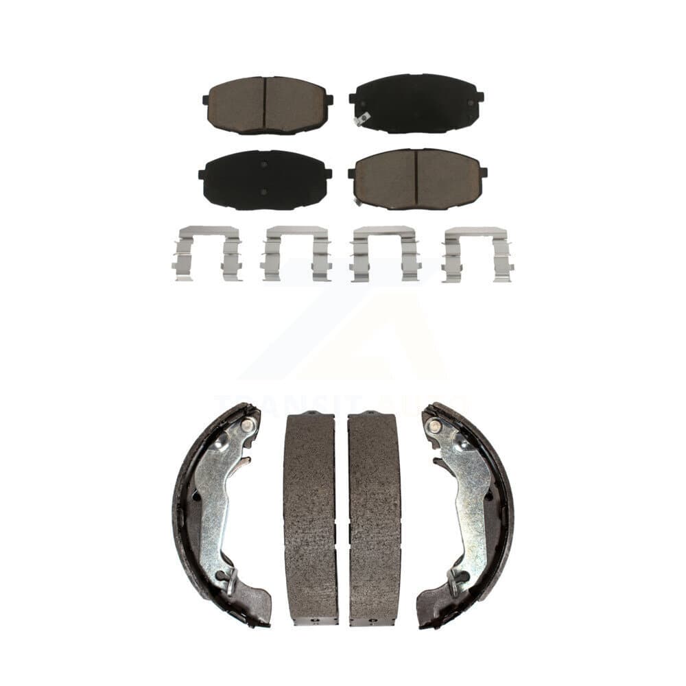 Transit Auto - KCN-100419 - Front and Rear Disc Brake Pad Kits image 1