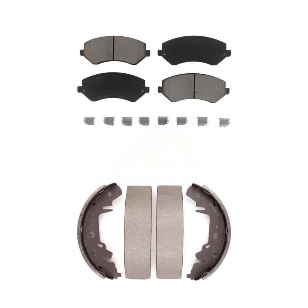 Transit Auto - KCN-100438 - Front and Rear Disc Brake Pad Kits image 1