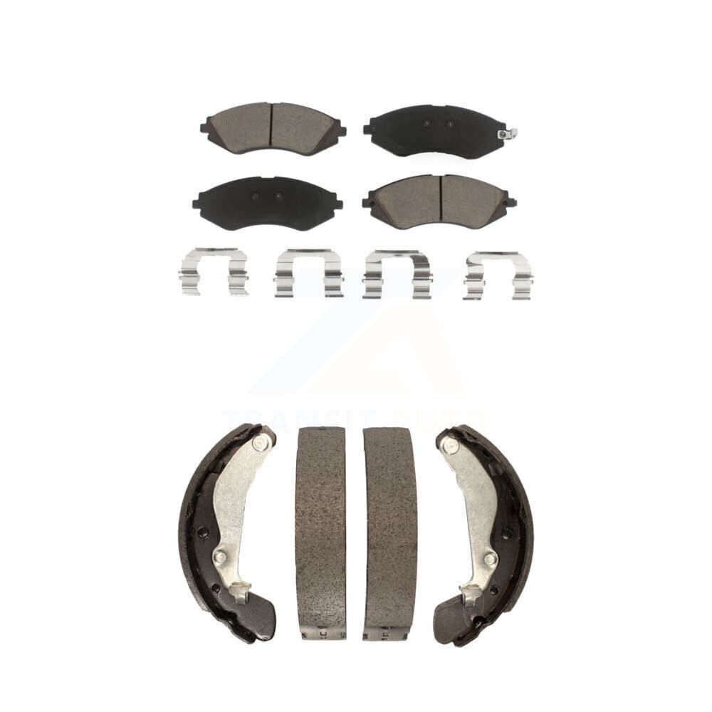 Transit Auto - KCN-100467 - Front and Rear Disc Brake Pad Kits image 1