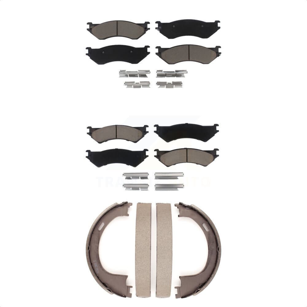 Transit Auto - KCN-100764 - Front and Rear Disc Brake Pad Kits image 1