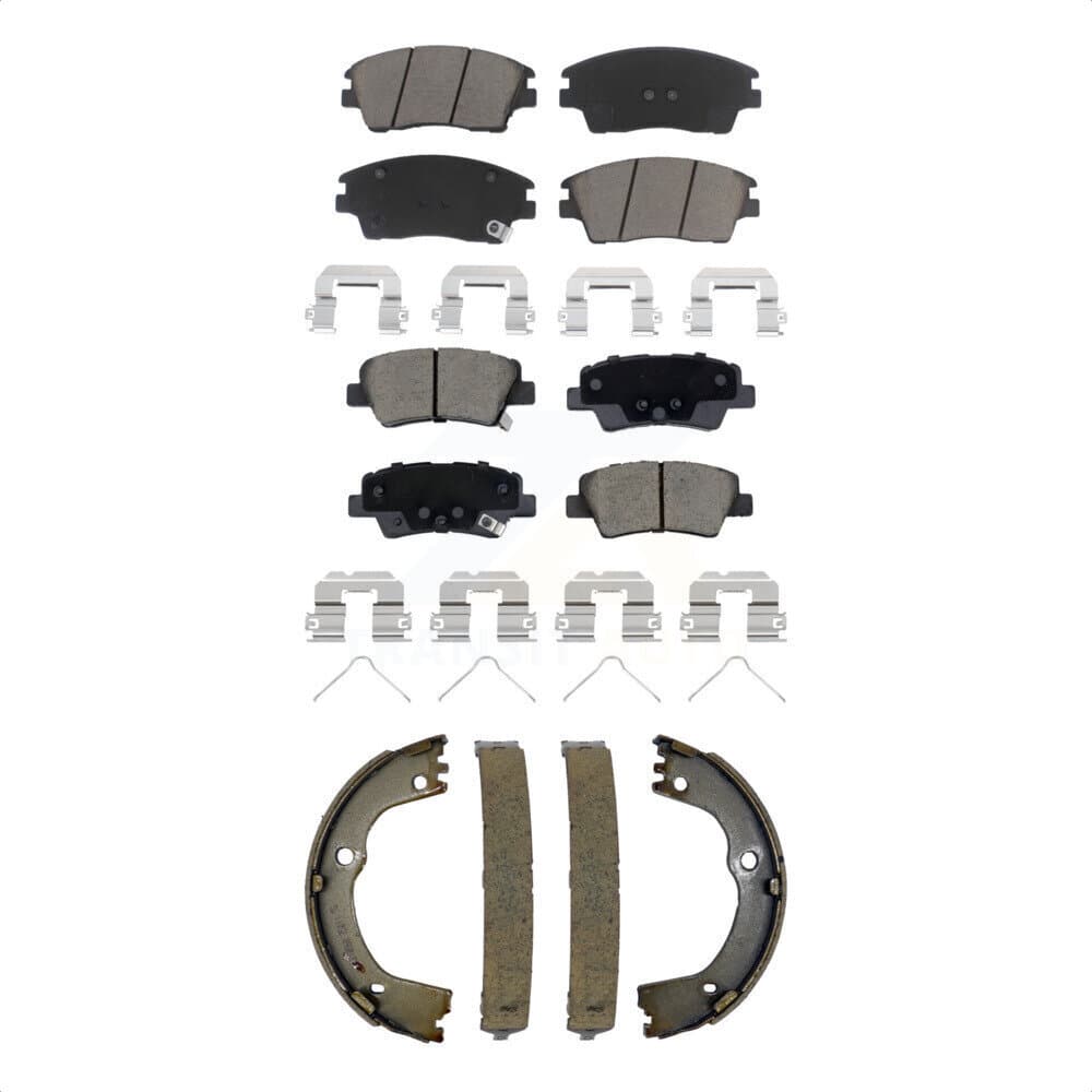 Transit Auto - KCN-100780 - Front and Rear Disc Brake Pad Kits image 1