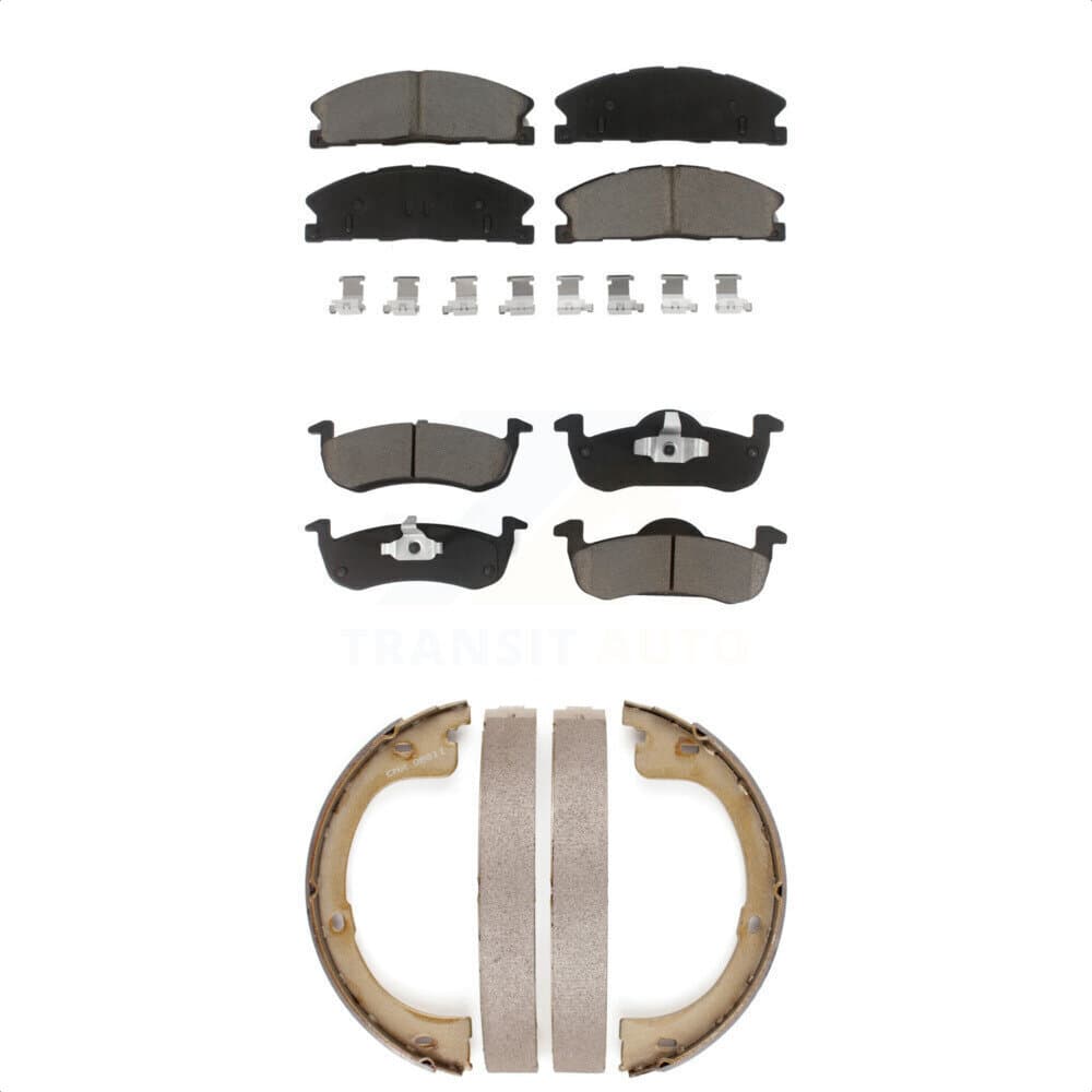 Transit Auto - KCN-100782 - Front and Rear Disc Brake Pad Kits image 1
