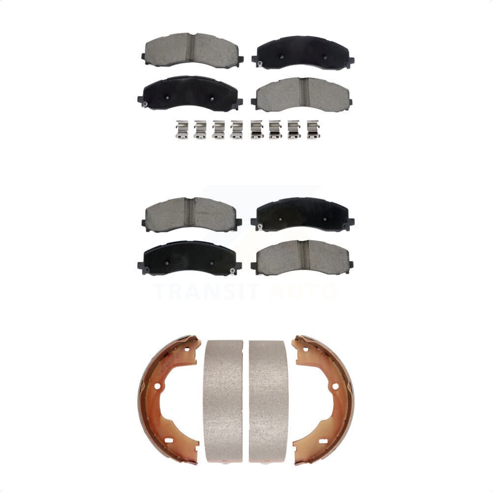 Transit Auto - KCN-100789 - Front and Rear Disc Brake Pad Kits image 1
