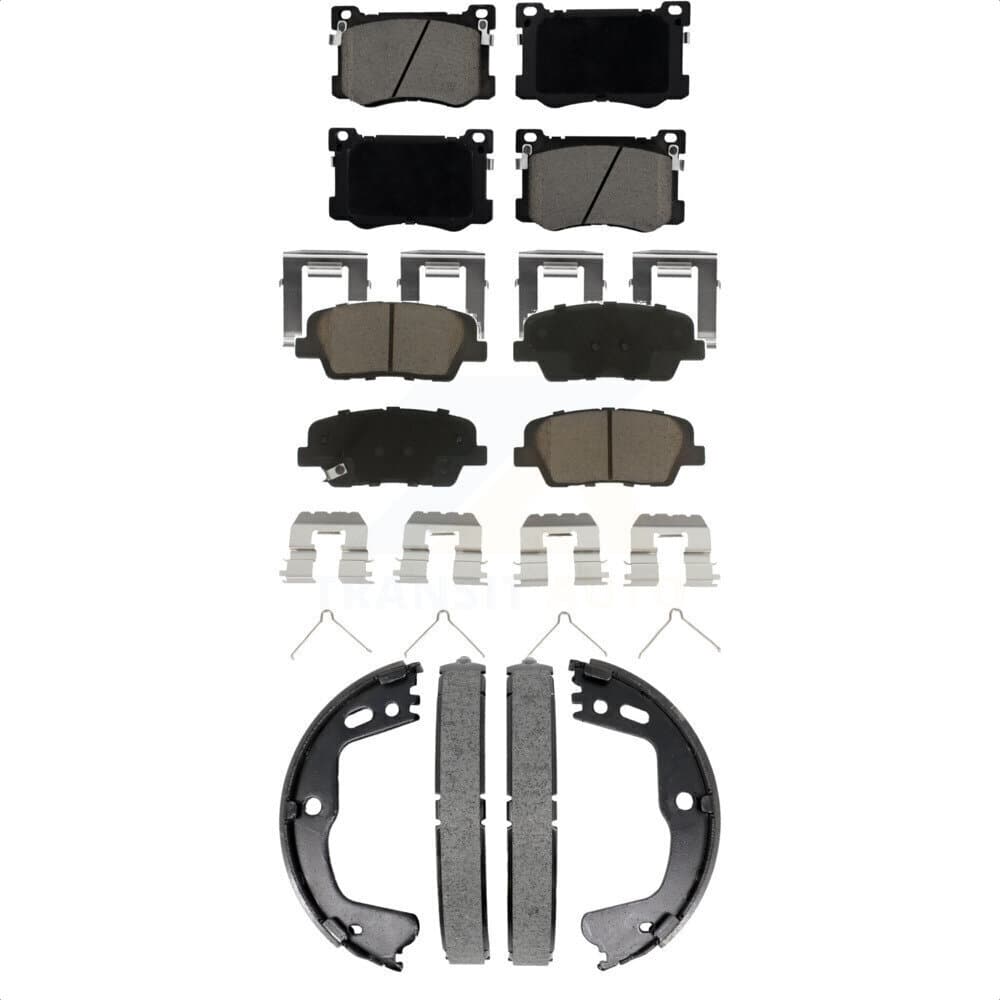 Transit Auto - KCN-100832 - Front and Rear Disc Brake Pad Kits image 1