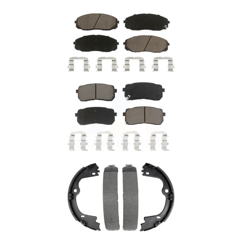 Transit Auto - KCN-100835 - Front and Rear Disc Brake Pad Kits image 1