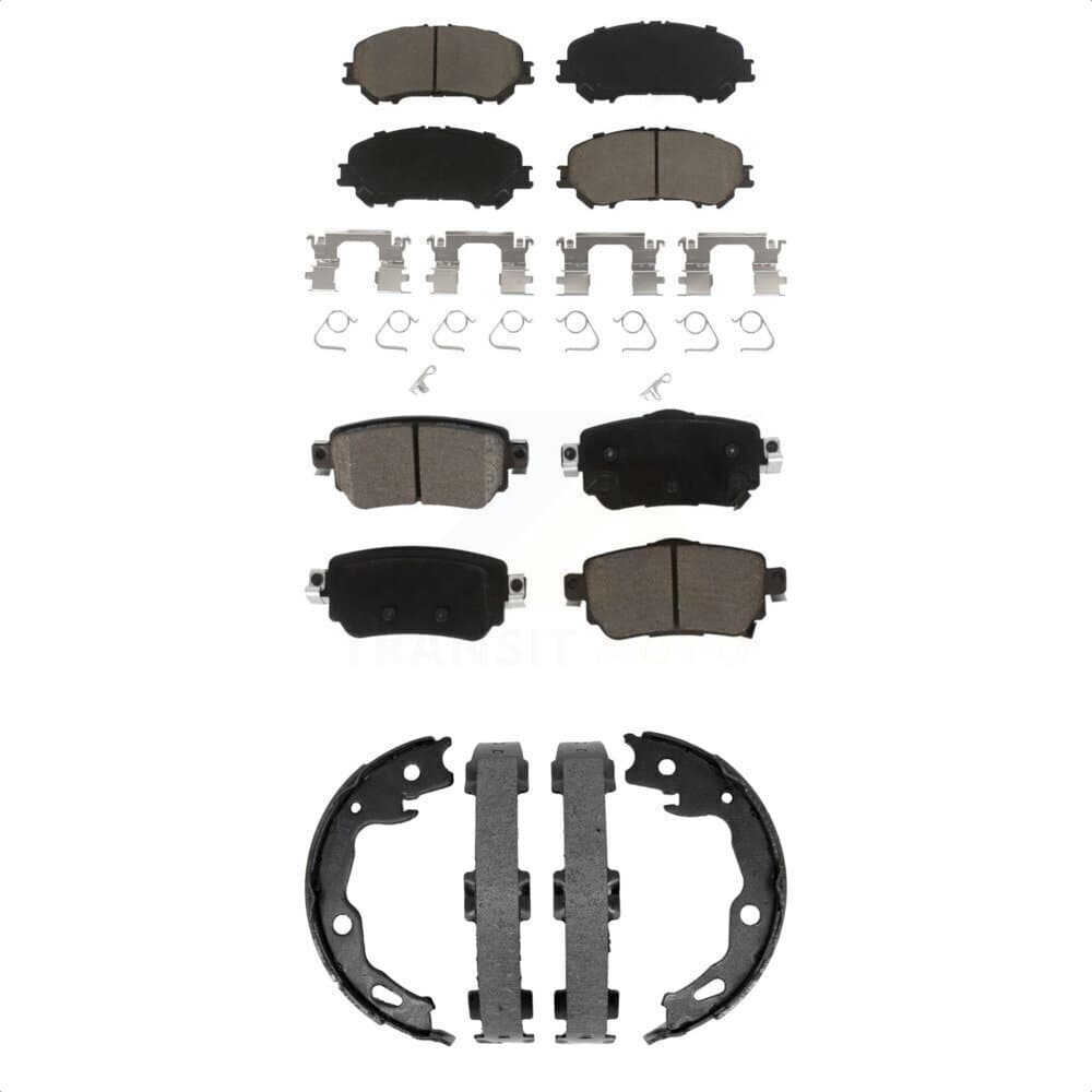 Transit Auto - KCN-100847 - Front and Rear Disc Brake Pad Kits image 1