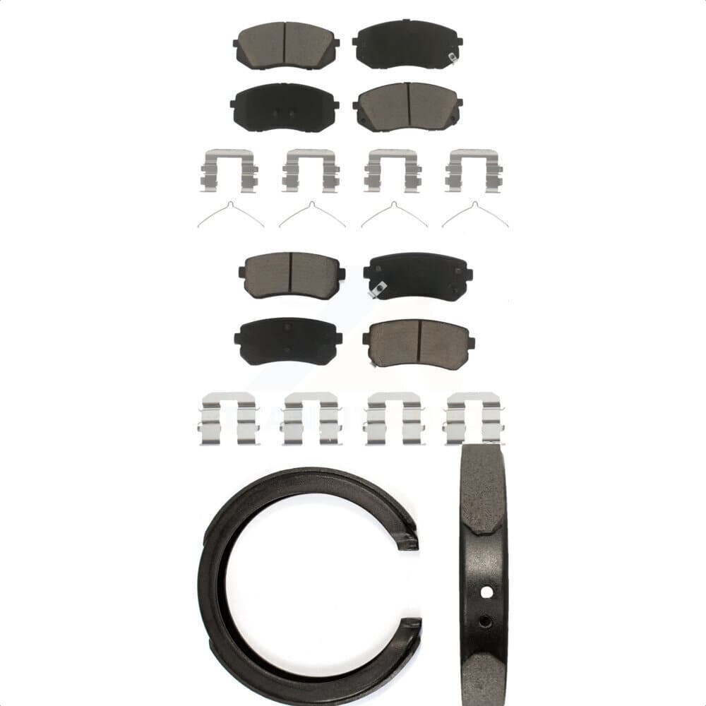 Transit Auto - KCN-100855 - Front and Rear Disc Brake Pad Kits image 1