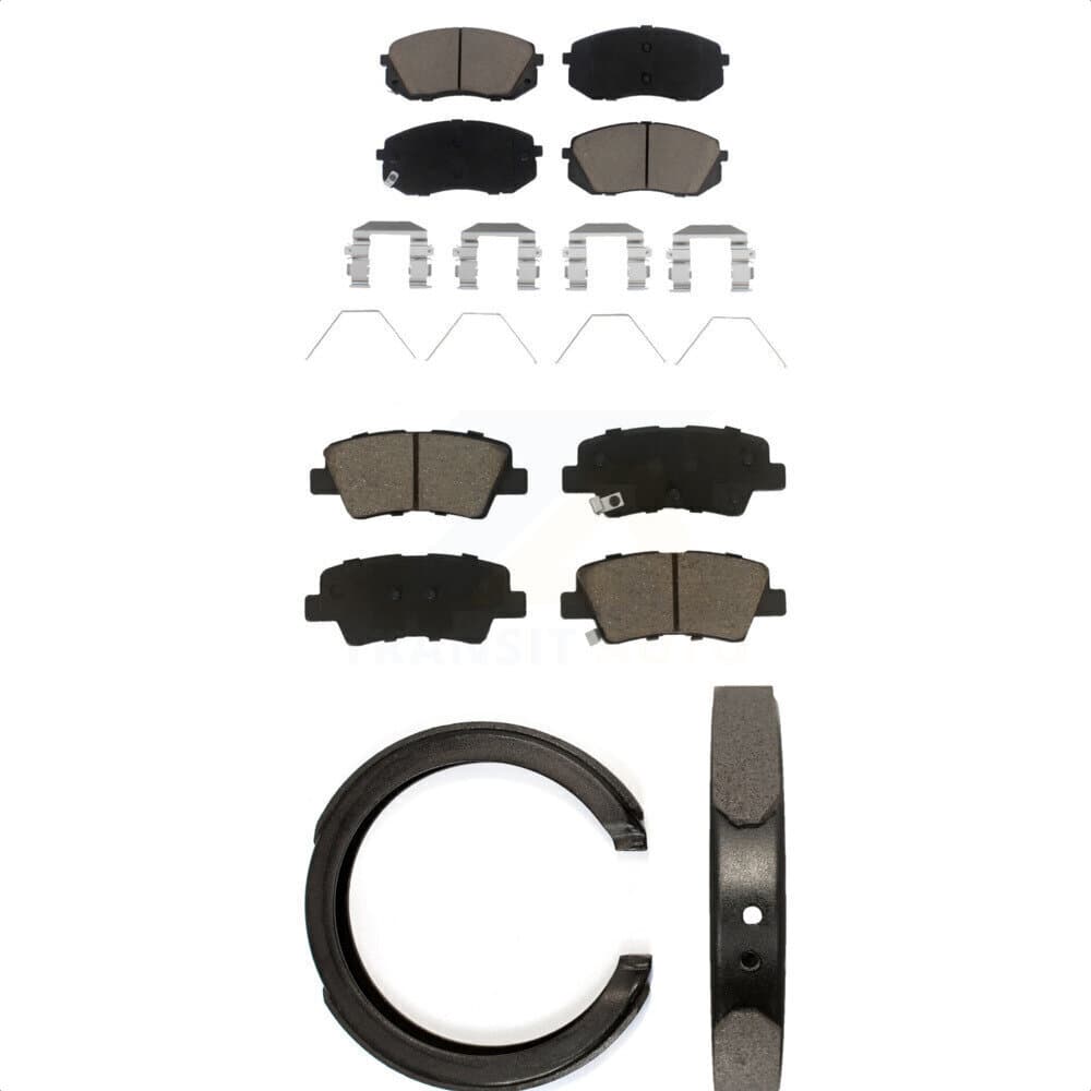Transit Auto - KCN-100858 - Front and Rear Disc Brake Pad Kits image 1