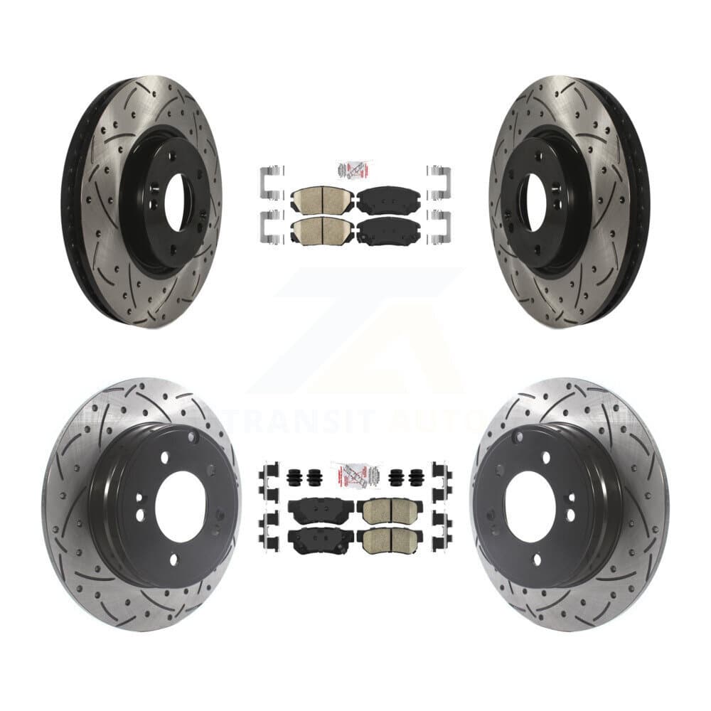 Transit Auto - KDA-101424 - Front and Rear Disc Brake Kits image 1