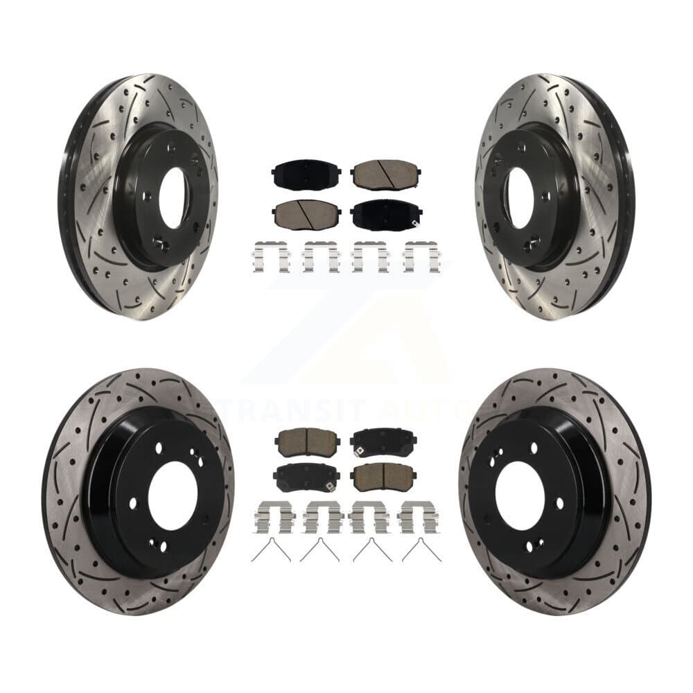 Transit Auto - KDC-101690 - Front and Rear Disc Brake Kits image 1