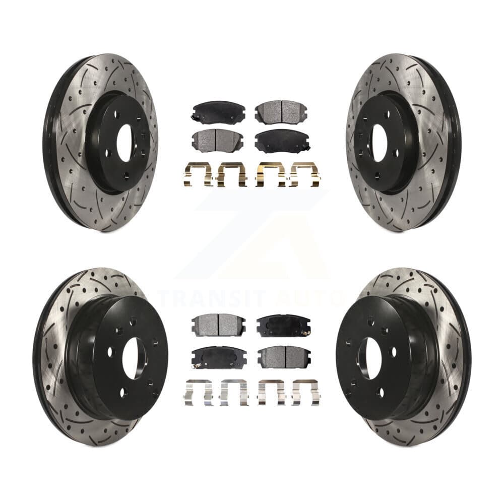 Transit Auto - KDF-100196 - Front and Rear Disc Brake Kits image 1