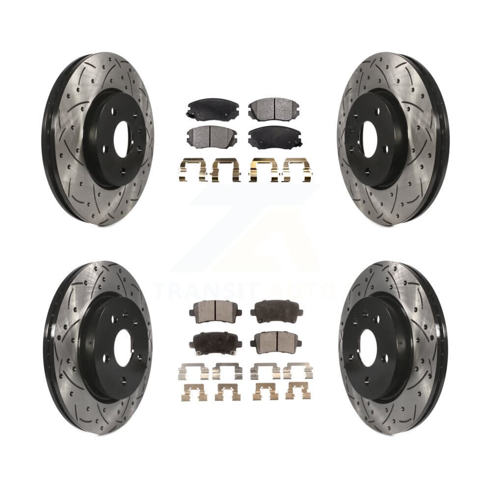Transit Auto - KDF-100197 - Front and Rear Disc Brake Kits image 1