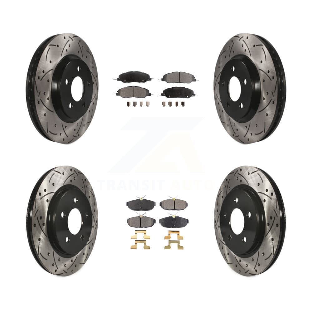 Transit Auto - KDF-100213 - Front and Rear Disc Brake Kits image 1
