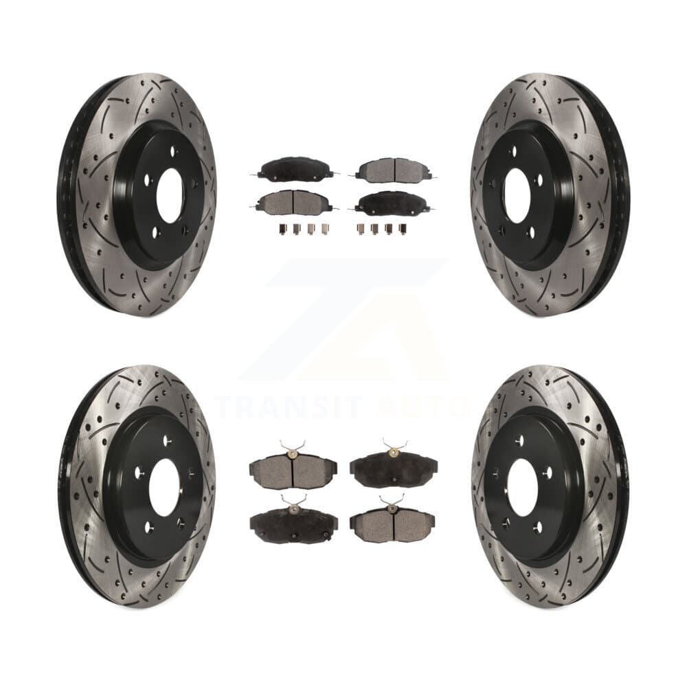 Transit Auto - KDF-100214 - Front and Rear Disc Brake Kits image 1