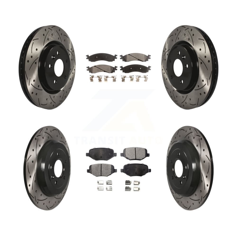 Transit Auto - KDF-100221 - Front and Rear Disc Brake Kits image 1