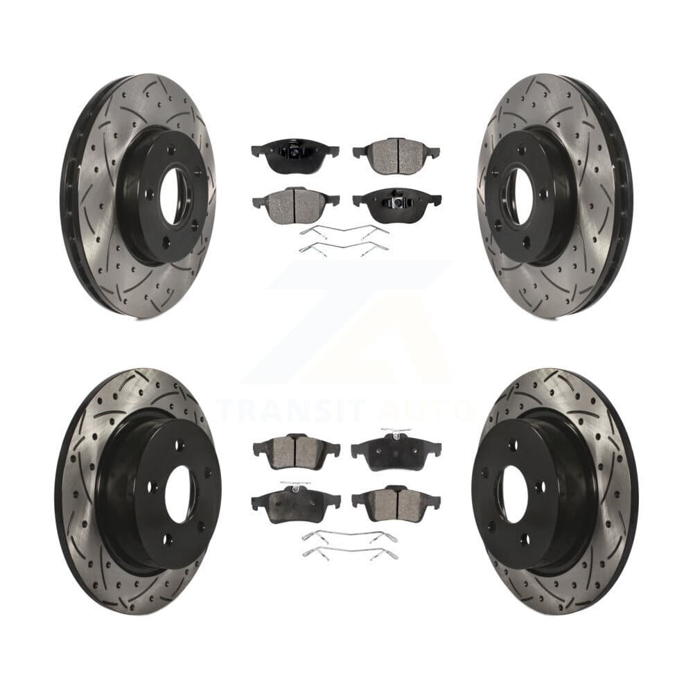 Transit Auto - KDF-100230 - Front and Rear Disc Brake Kits image 1
