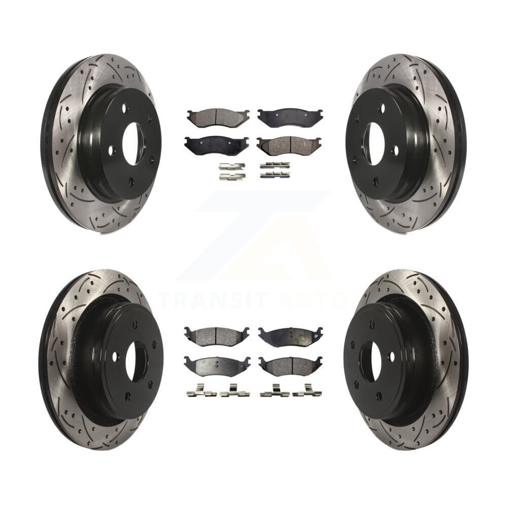 Transit Auto - KDF-100244 - Front and Rear Disc Brake Kits image 1
