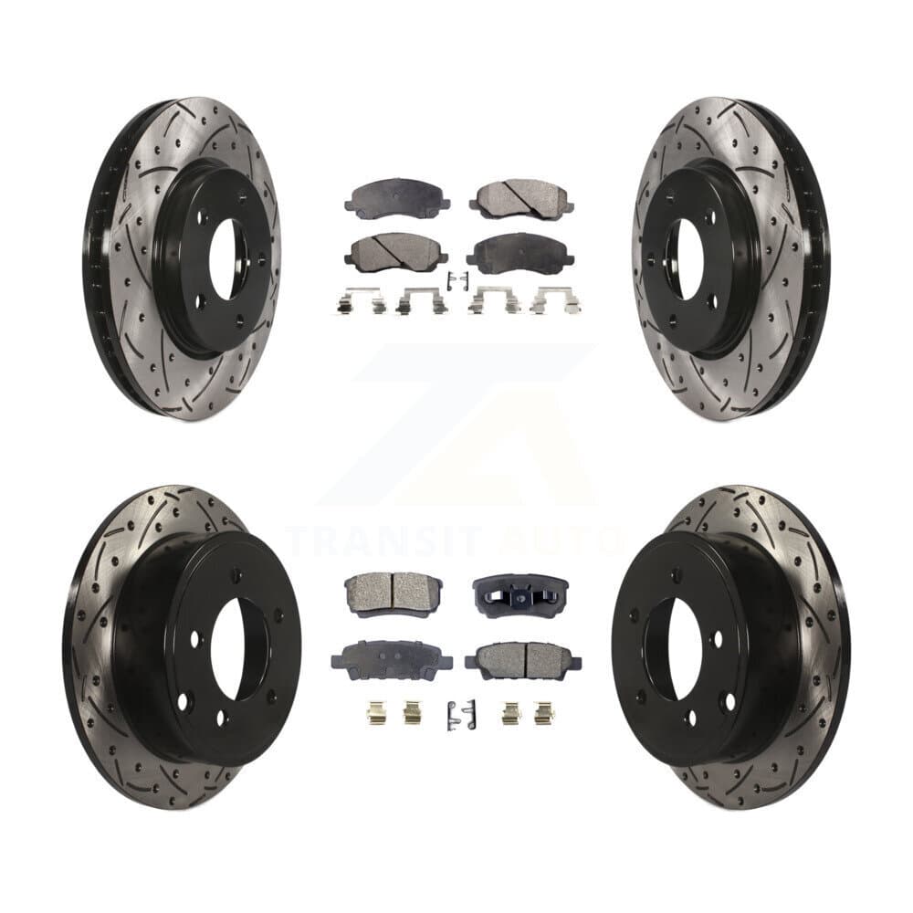 Transit Auto - KDF-100251 - Front and Rear Disc Brake Kits image 1