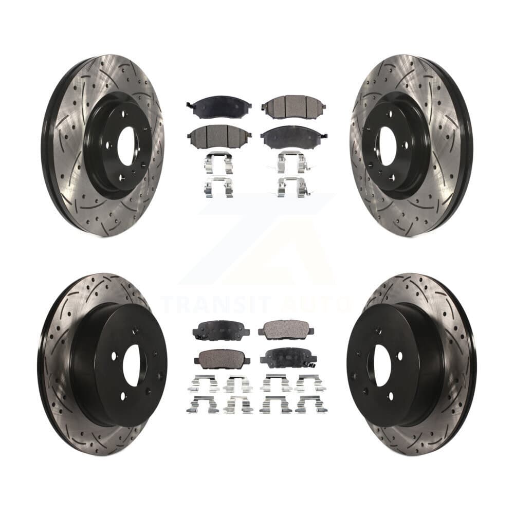 Transit Auto - KDF-100276 - Front and Rear Disc Brake Kits image 1
