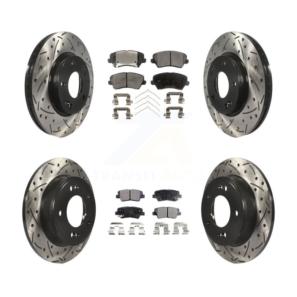 Transit Auto - KDF-100363 - Front and Rear Disc Brake Kits image 1