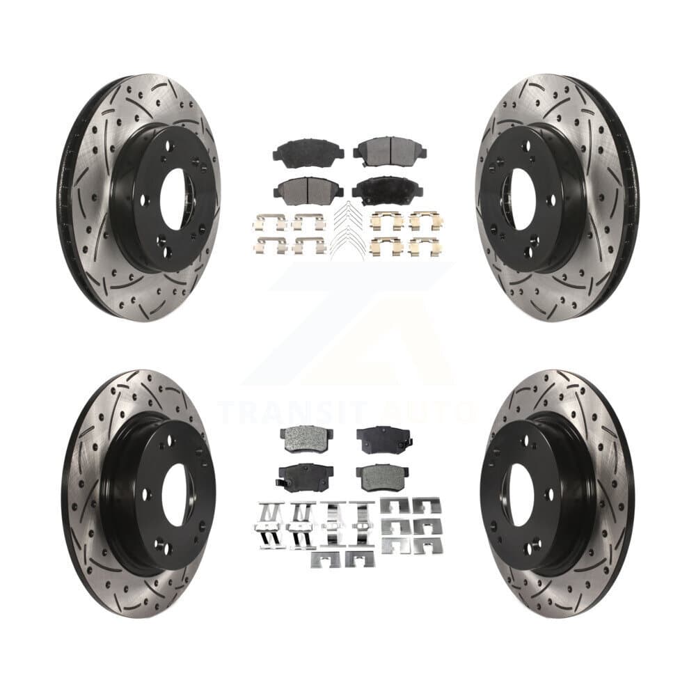 Transit Auto - KDF-100374 - Front and Rear Disc Brake Kits image 1