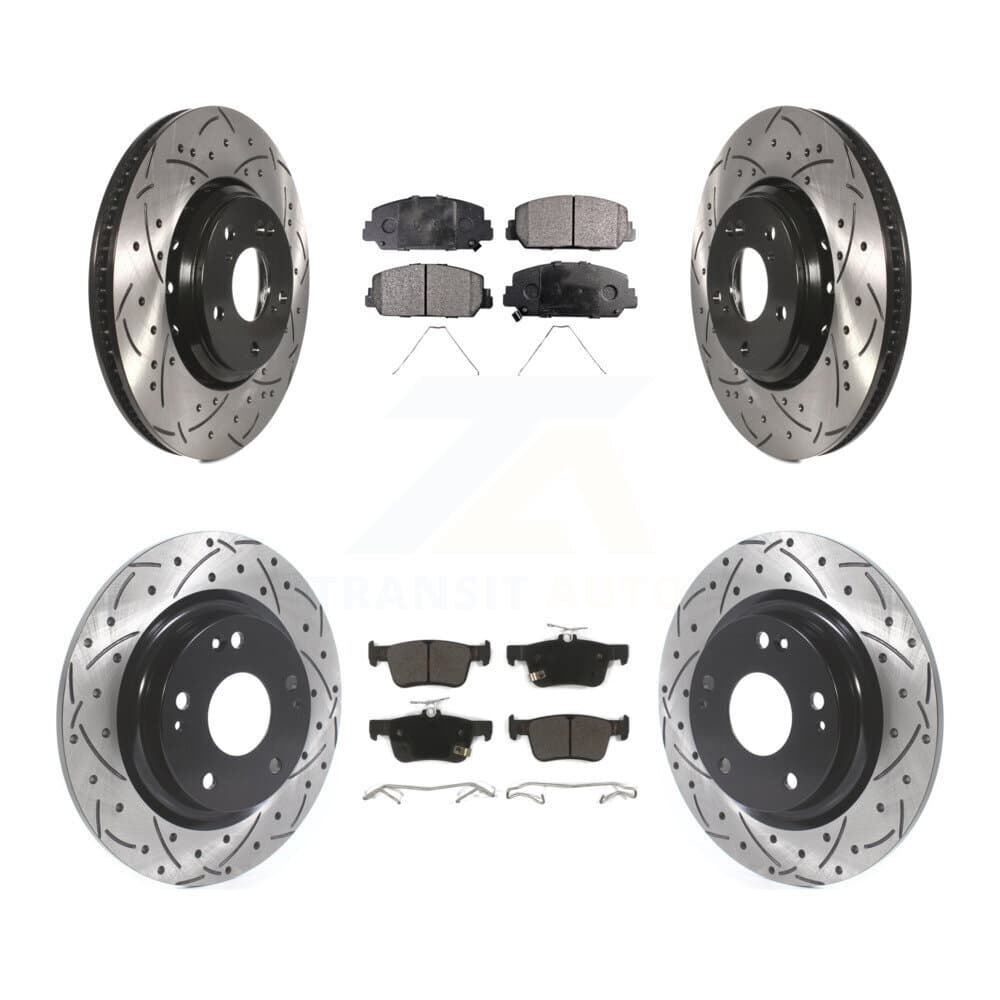 Transit Auto - KDF-100680 - Front and Rear Disc Brake Kits image 1