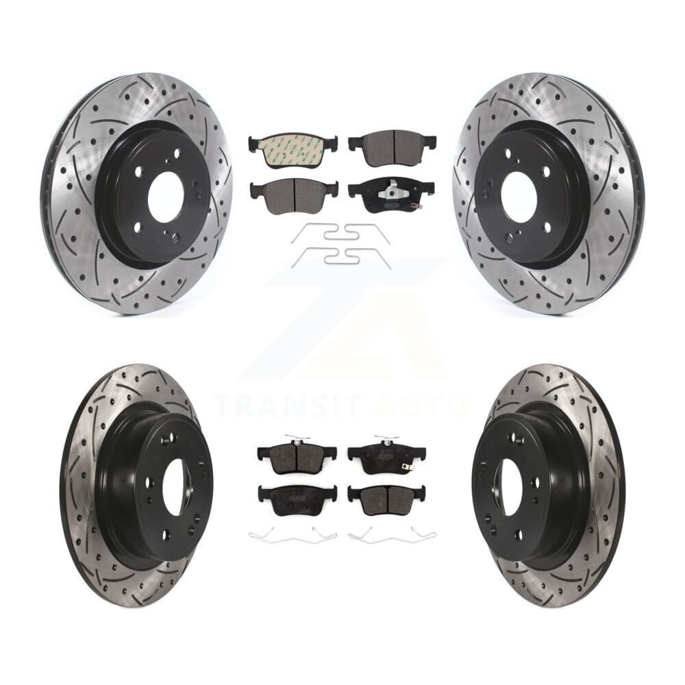 Transit Auto - KDF-100726 - Front and Rear Disc Brake Kits image 1