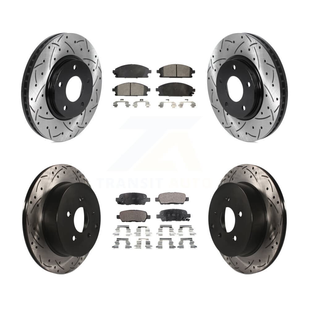 Transit Auto - KDF-100808 - Front and Rear Disc Brake Kits image 1