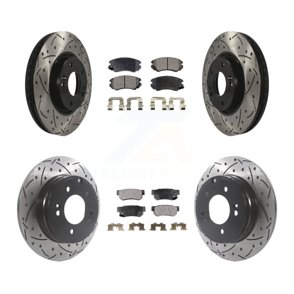 Transit Auto - KDF-100816 - Front and Rear Disc Brake Kits image 1