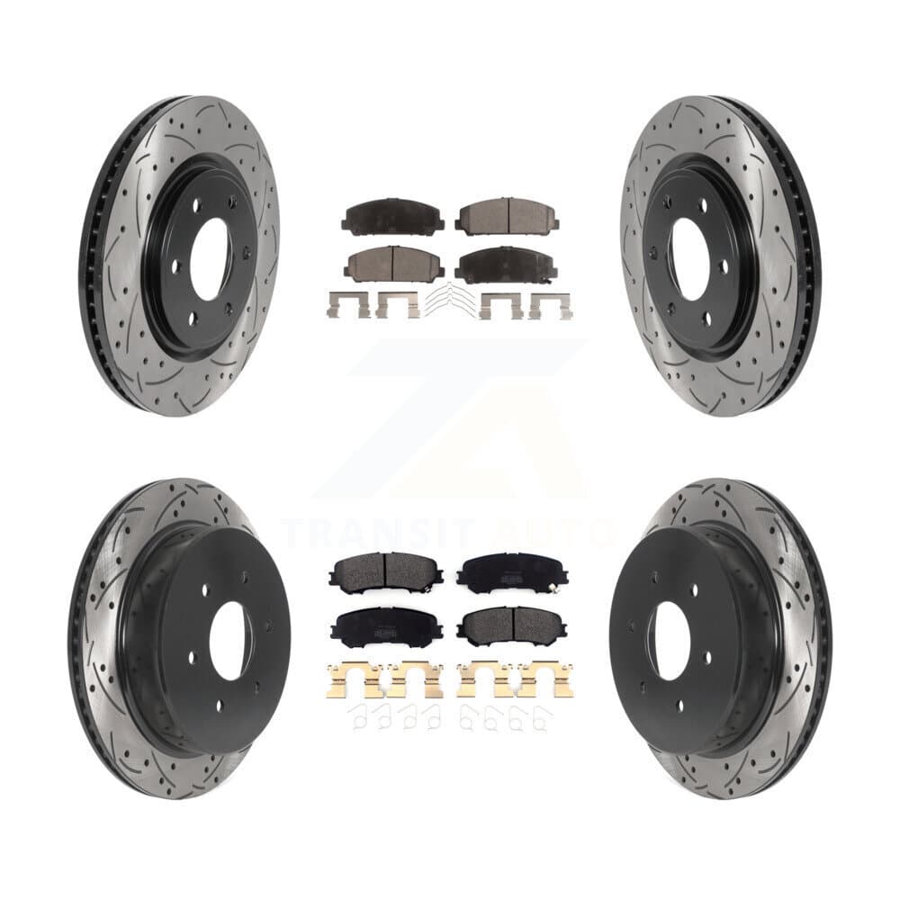 Transit Auto - KDF-100822 - Front and Rear Disc Brake Kits image 1