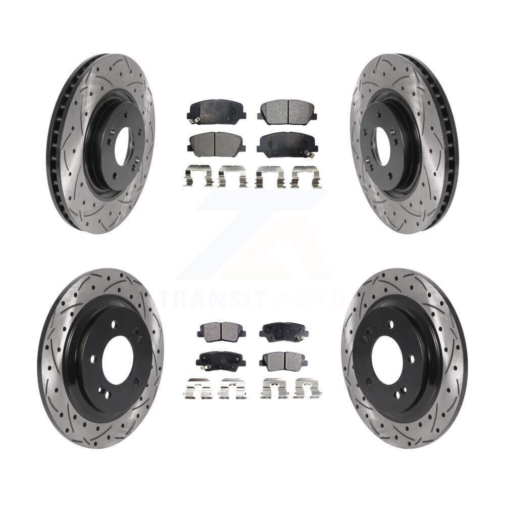 Transit Auto - KDF-100842 - Front and Rear Disc Brake Kits image 1