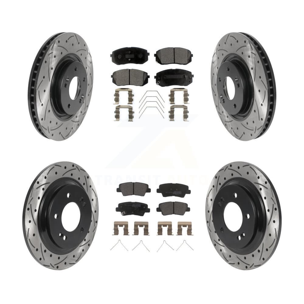 Transit Auto - KDF-100848 - Front and Rear Disc Brake Kits image 1