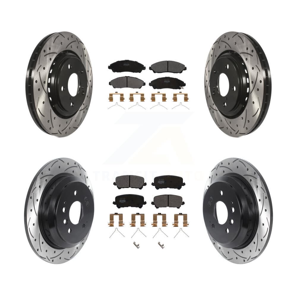 Transit Auto - KDF-100858 - Front and Rear Disc Brake Kits image 1
