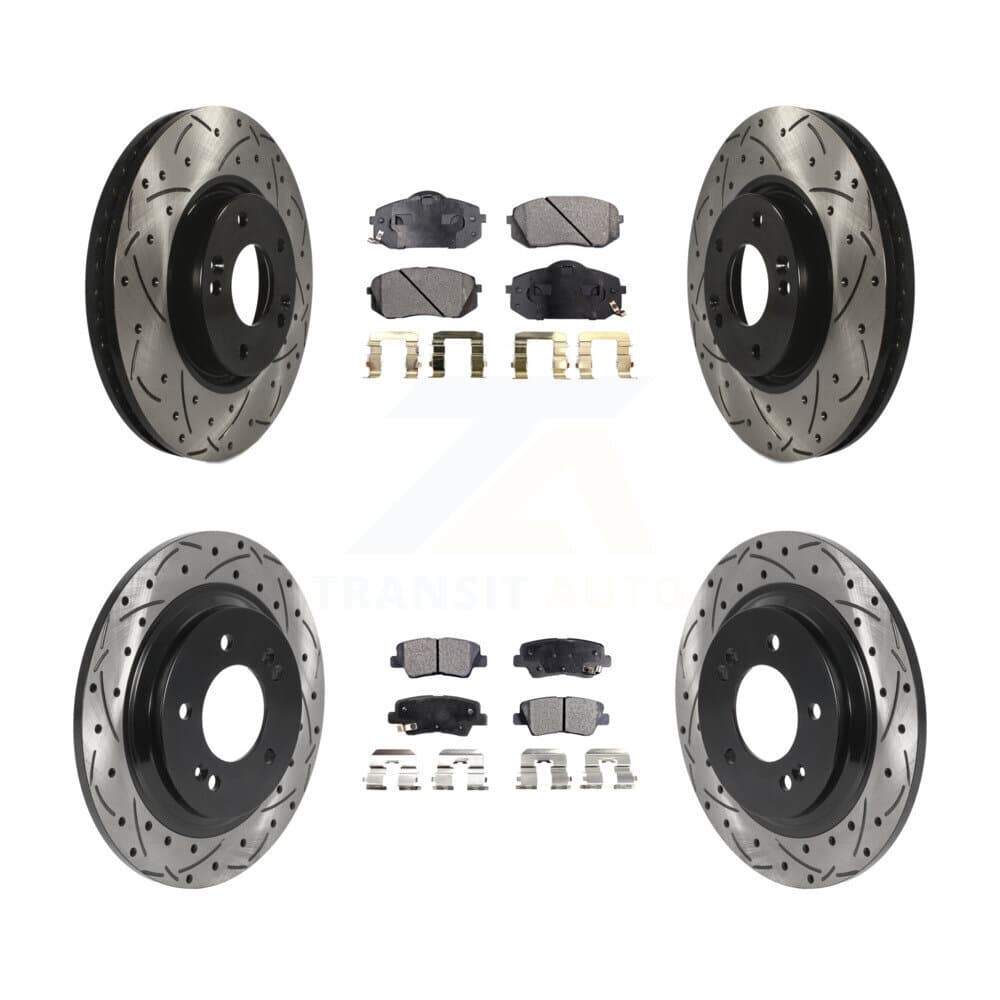 Transit Auto - KDF-101028 - Front and Rear Disc Brake Kits image 1