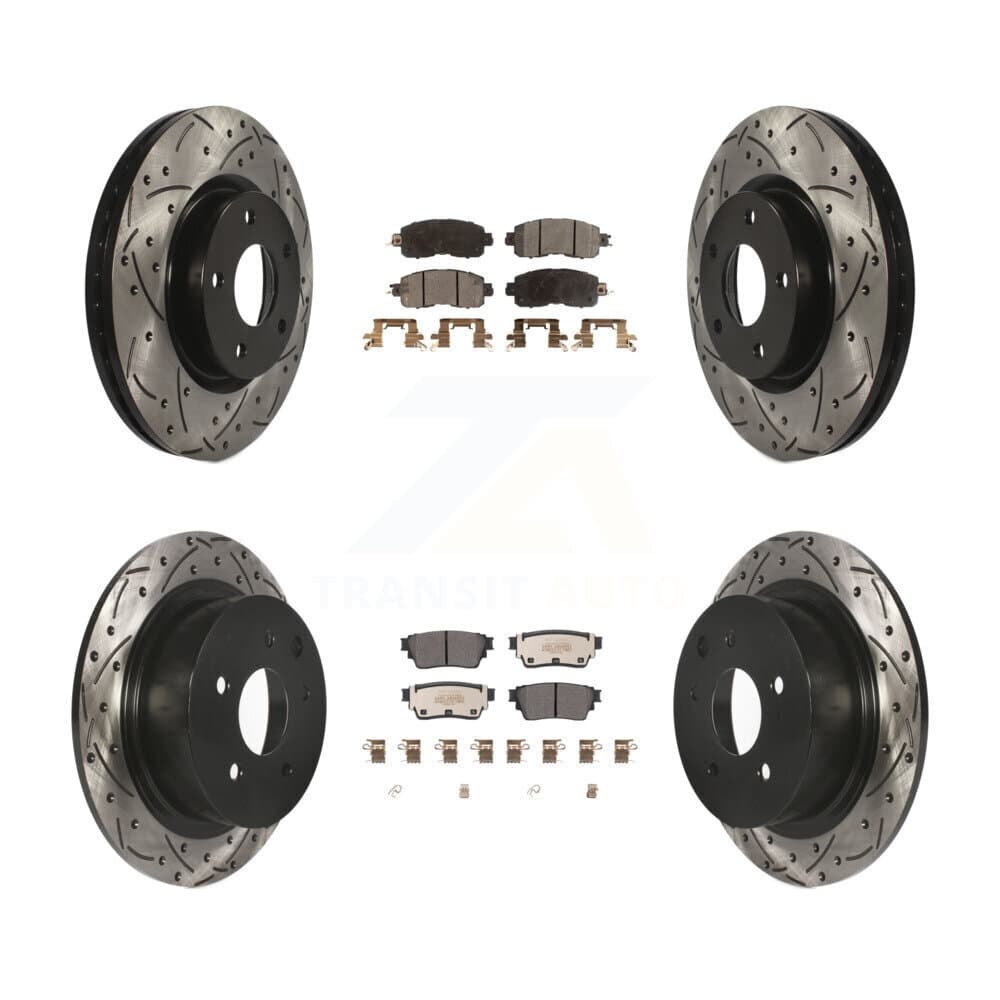 Transit Auto - KDF-101066 - Front and Rear Disc Brake Kits image 1