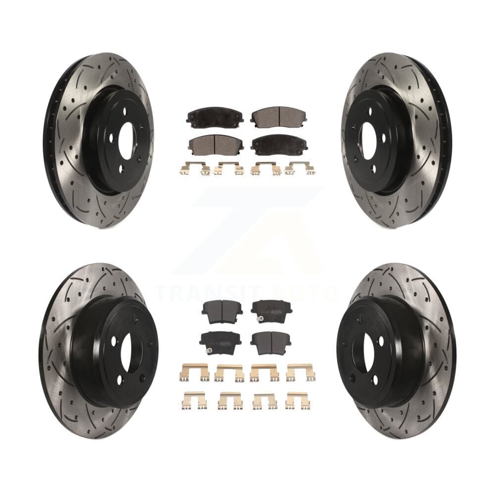 Transit Auto - KDF-101078 - Front and Rear Disc Brake Kits image 1