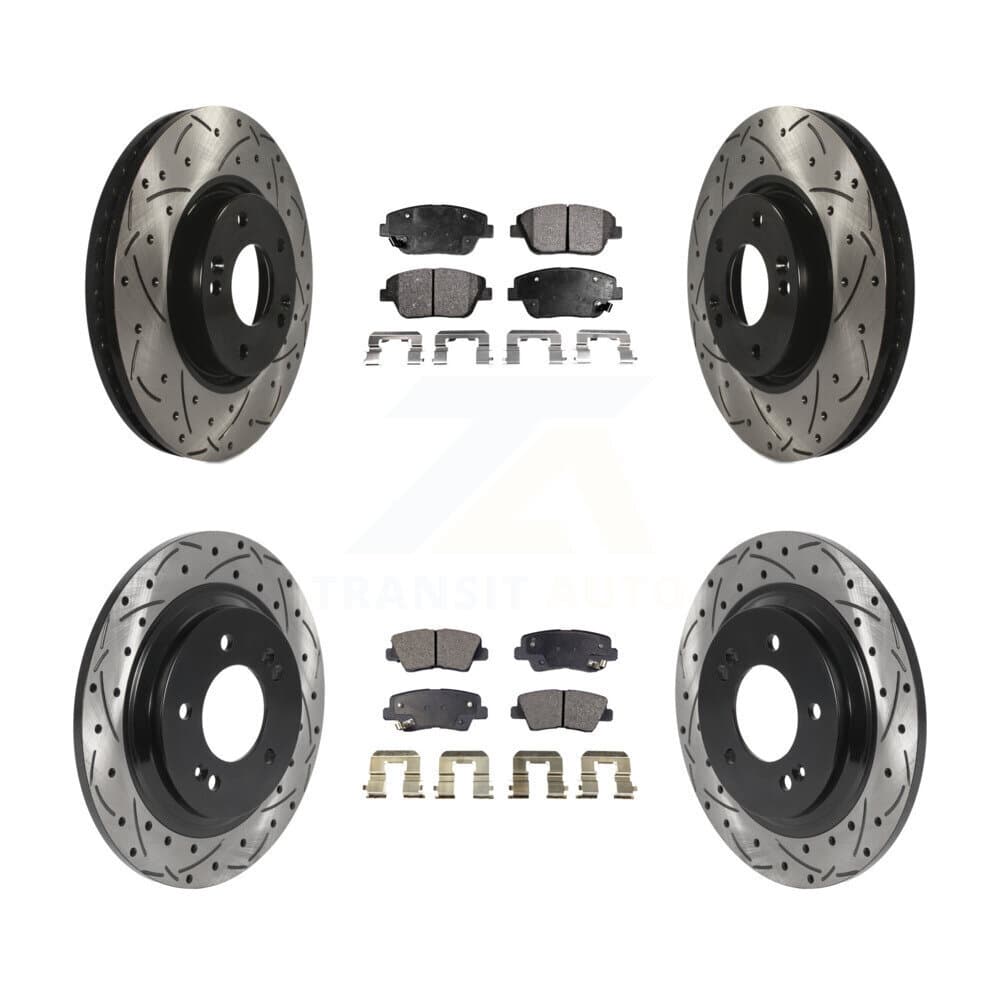 Transit Auto - KDF-101128 - Front and Rear Disc Brake Kits image 1
