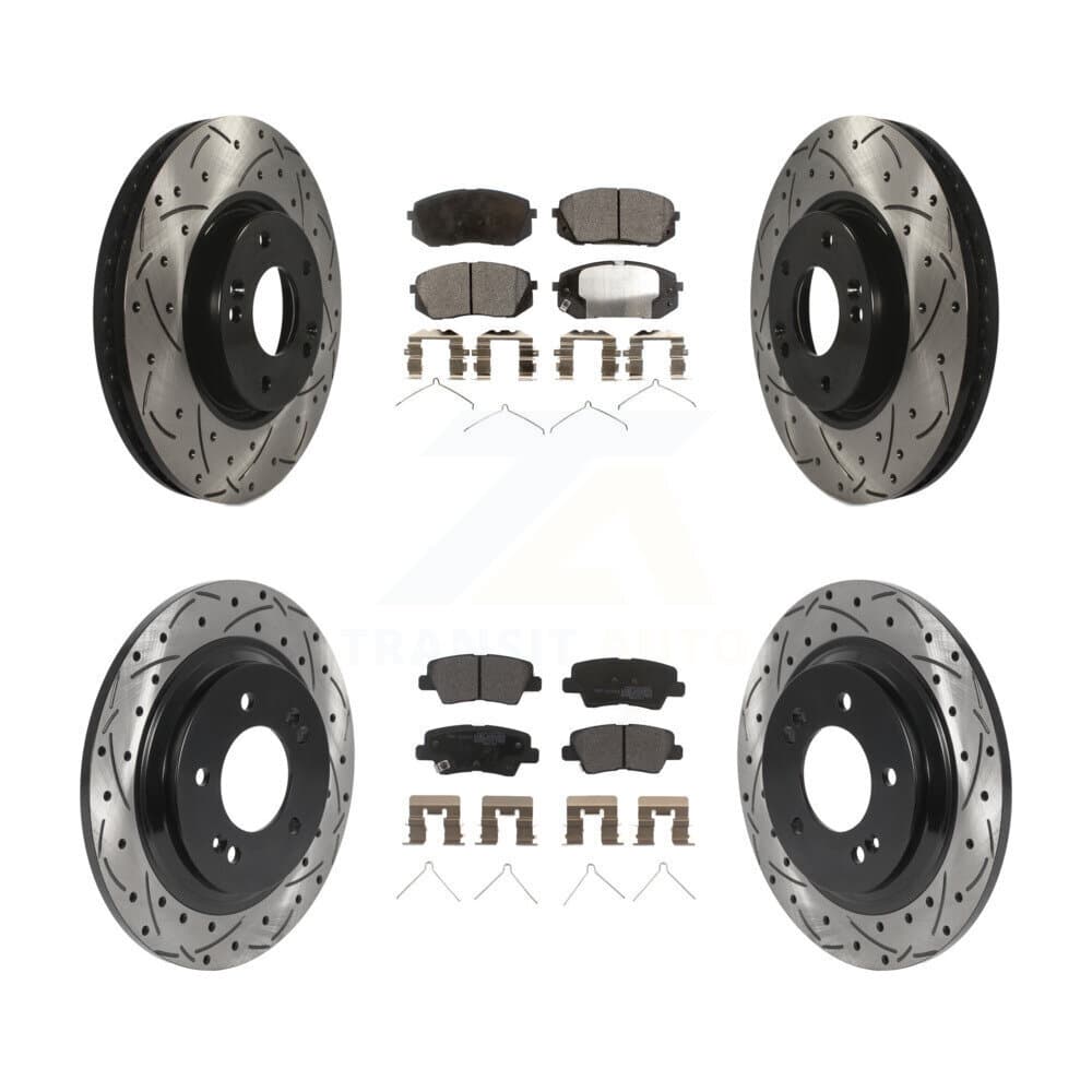 Transit Auto - KDF-101129 - Front and Rear Disc Brake Kits image 1