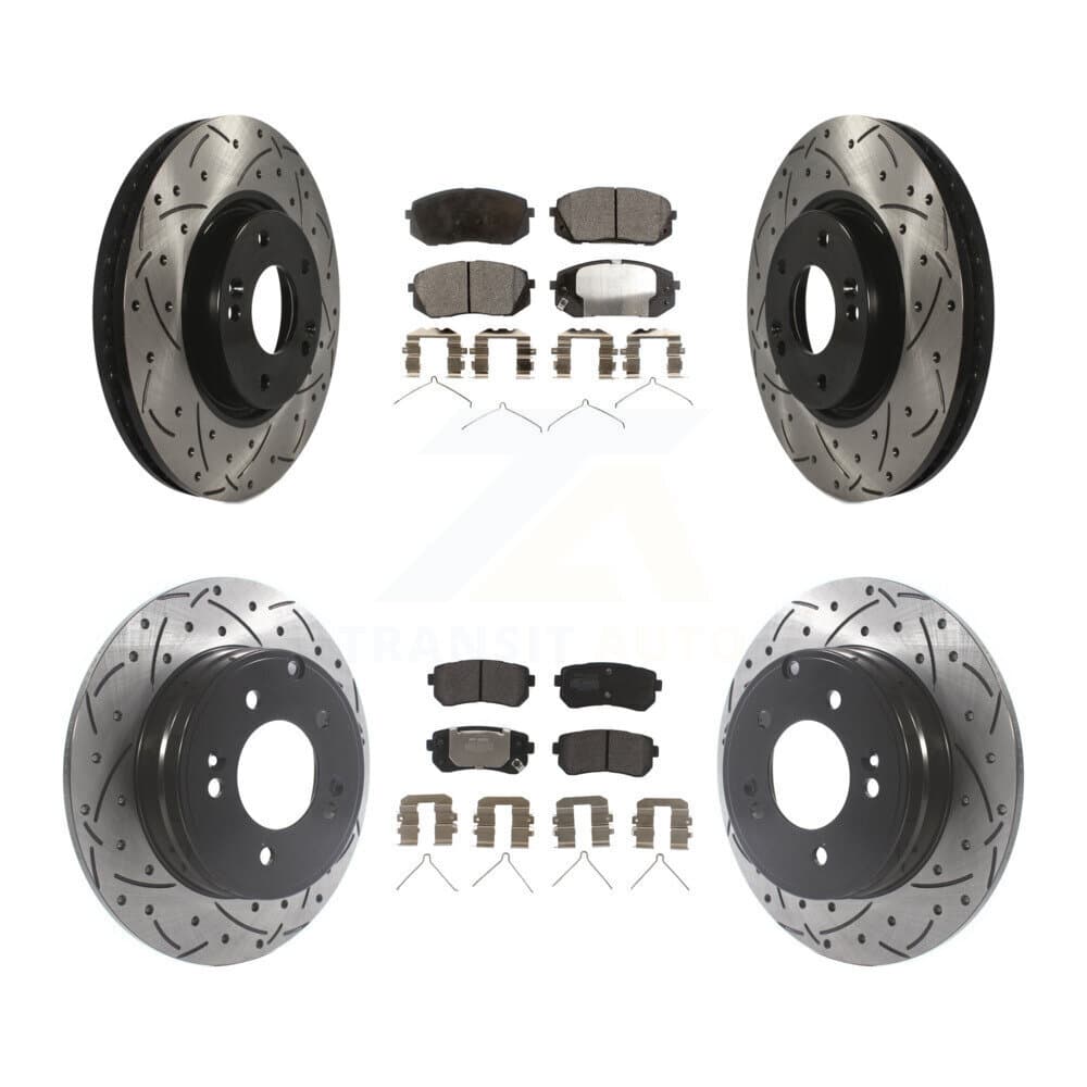 Transit Auto - KDF-101130 - Front and Rear Disc Brake Kits image 1