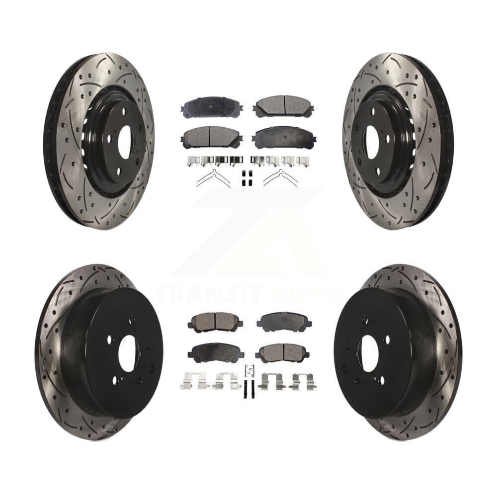 Transit Auto - KDF-101134 - Front and Rear Disc Brake Kits image 1