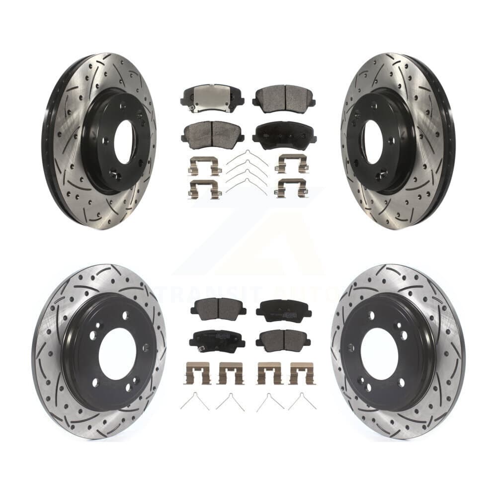 Transit Auto - KDF-101137 - Front and Rear Disc Brake Kits image 1