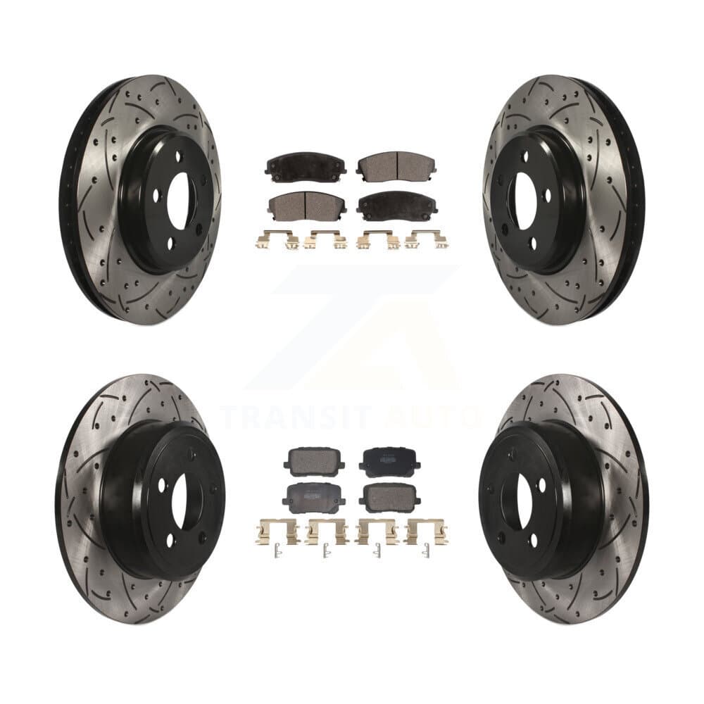 Transit Auto - KDF-101166 - Front and Rear Disc Brake Kits image 1
